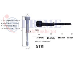 Teteira Triangular Prime Modelo Gimenez Para Ordenhadeira