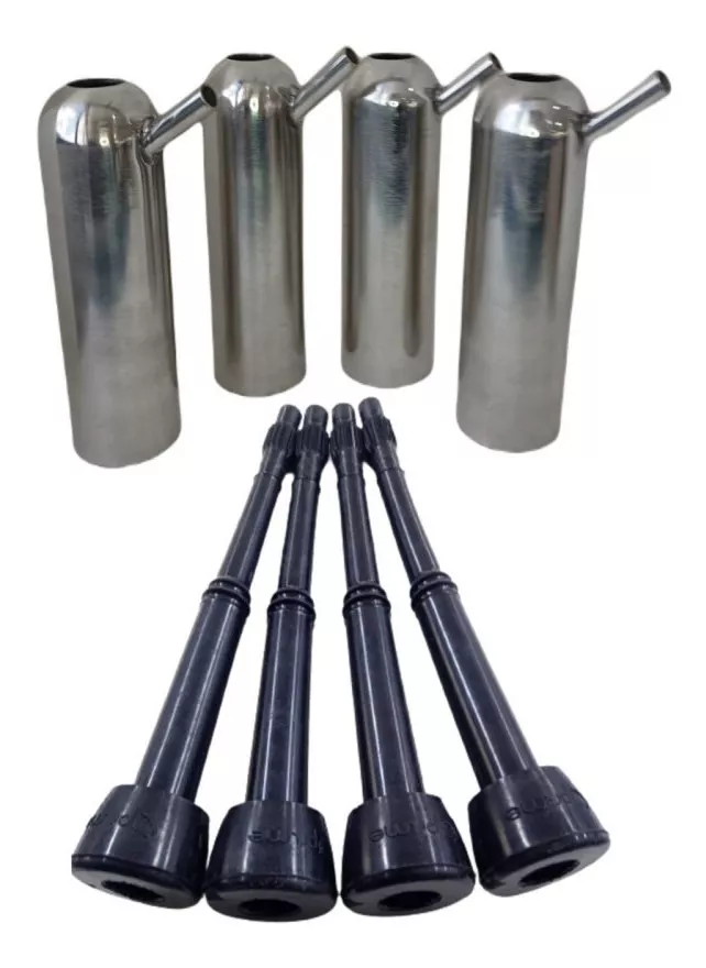 Teteira Flex 9,5mm Com Capa De Inox Para Ordenhadeira